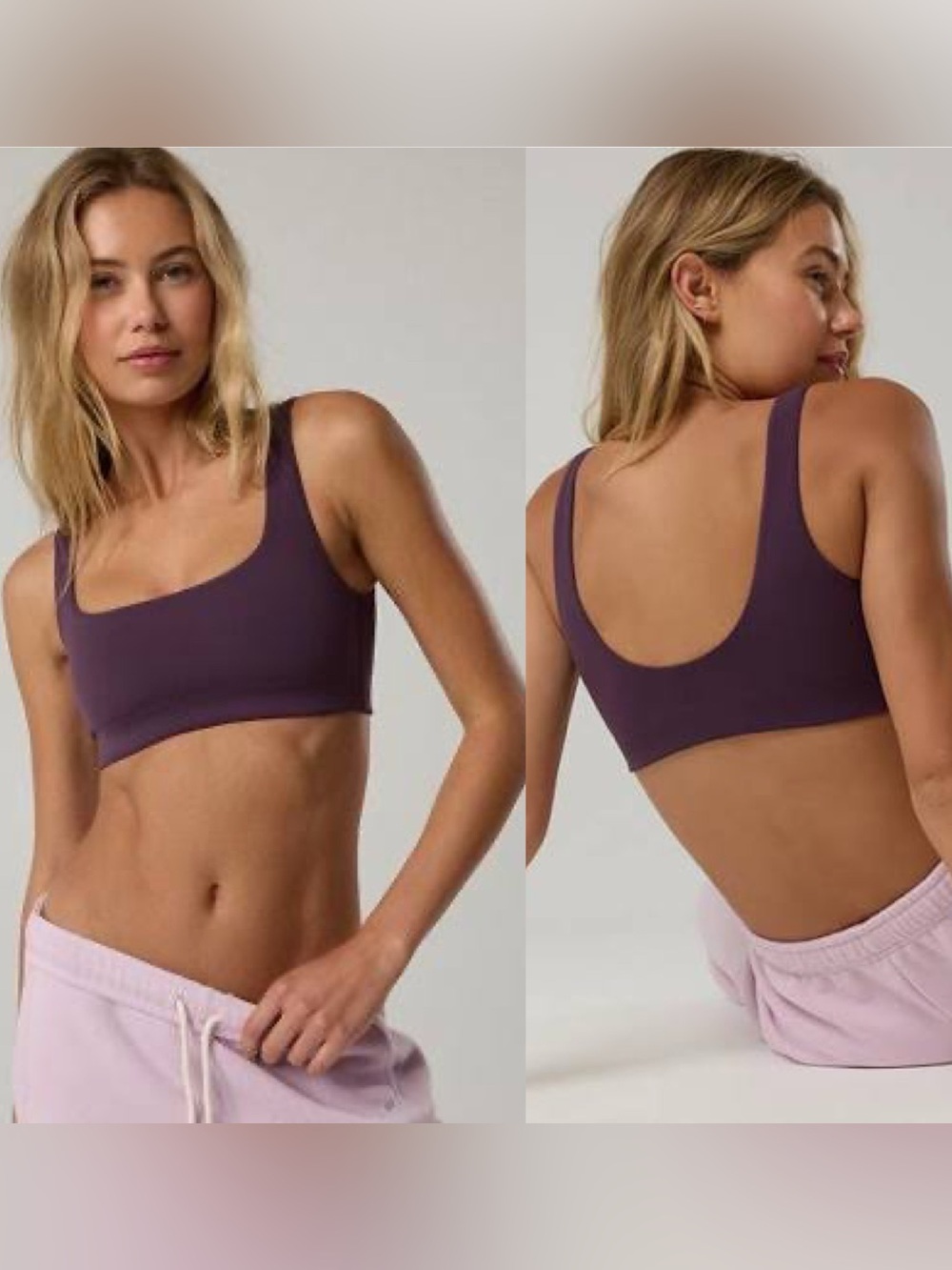 NWT OFFLINE by Aerie Real Me XTRA Classic Sports Bra S Cool Berry